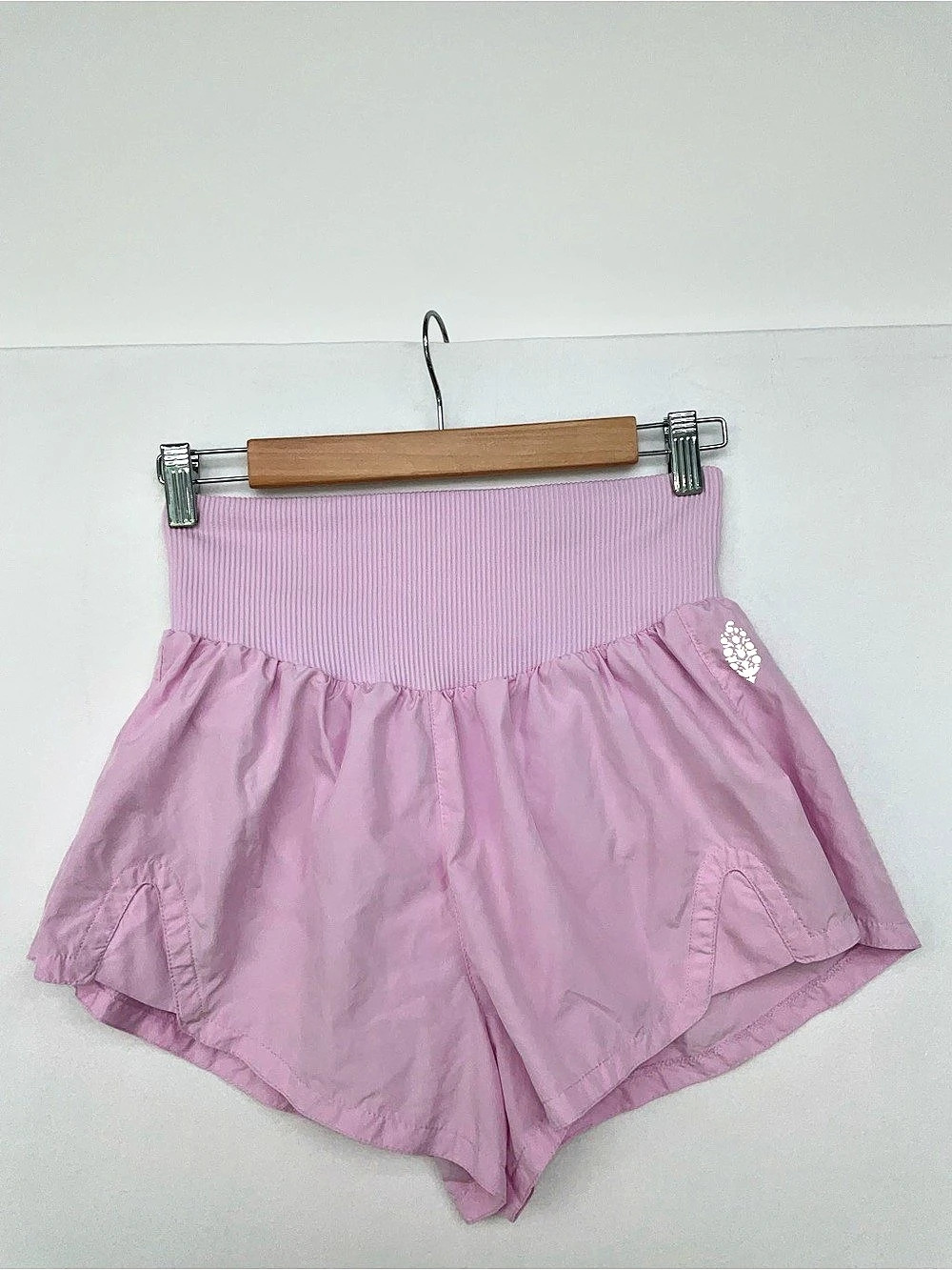 Free People Carpe Diem Pink Athletic Running Shorts Like New